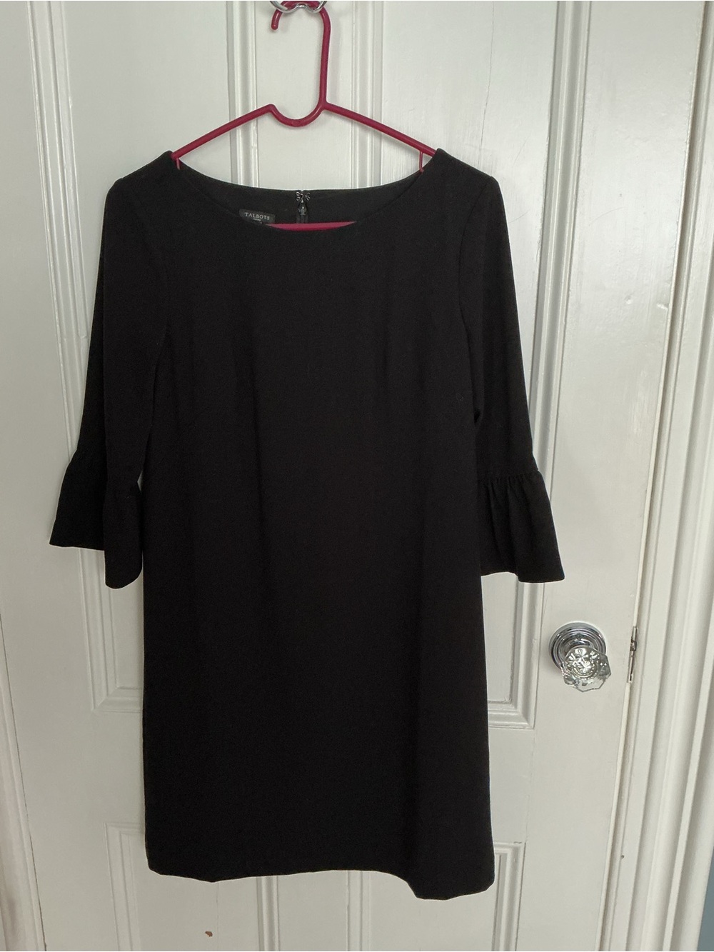 Black dress with long sleeves